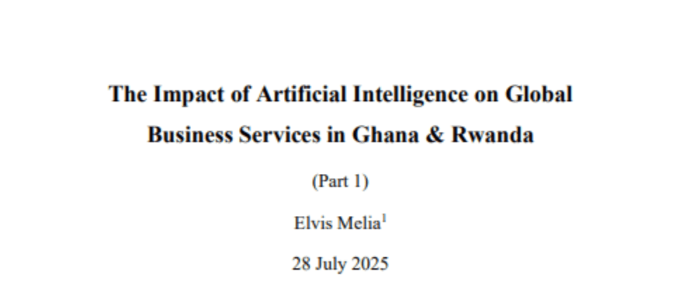 The Impact of Artificial Intelligence on Global Business Services in Ghana & Rwanda