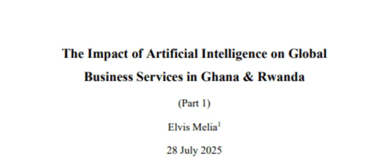 Cover: The Impact of Artificial Intelligence on Global Business Services in Ghana and Rwanda